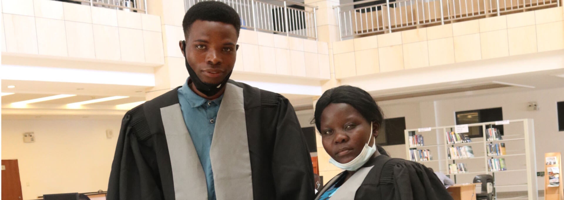 Amadu and Grace at graduation